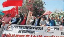  ?? DIDA SAMPAIO / ESTADÃO –11/07/2018 ?? Protesto. Entidades pressionam por reajustes salariais