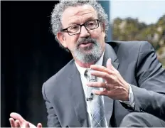  ?? RICHARD SHOTWELL/INVISION ?? Director and executive producer Thomas Schlamme speaks during the Manhattan panel at the Viacom Networks 2015 Summer TCA Tour in Beverly Hills, Calif. The hiring of ethnic minorities and women as first-time TV series directors is up sharply, according...