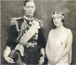  ??  ?? King George VI and Lady Elizabeth Bowes-Lyon were not especially close to Prince Henry, Duke of Gloucester, the king’s brother, and his wife, Lady Alice Montagu-Douglas-Scott, below right