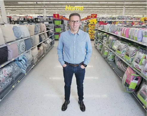  ??  ?? PETER J. THOMPSON / NATIONAL POST Walmart Canada president Lee Tappenden says the retailer is launching in-store pickup — “click and collect” — for the goods it sells online.