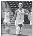  ?? Grambling State photo ?? Grambling State’s Shakyla Hill, who played at Little Rock Hall, had 15 points, 10 rebounds, 10 assists and 10 steals against Alabama State on Wednesday, recording the fourth-ever quadruple-double in NCAA Division I women’s basketball.