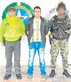  ?? ?? José Alonso Guerrero fue capturado por la Dijín y el Gaula Militar.