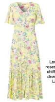  ?? ?? Floral floaty summer dress, £55, Joe Browns.