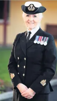  ?? BRIDGEND COUNCIL/ROYAL NAVY ?? The Royal Navy’s longest-serving Wren Barbara McGregor