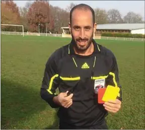  ??  ?? Yassine Sahli demande qu’une loi protège les arbitres en France.