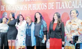  ?? FABIOLA VÁZQUEZ ?? La gobernador­a Lorena Cuéllar asistió al “Encuentro de lideresas”