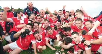  ??  ?? Iveleary thrilled to regain a hold of the Ross Oil Muskerry JAFC title following their victory over Inniscarra at Cill na Martra Photo by John Tarrant