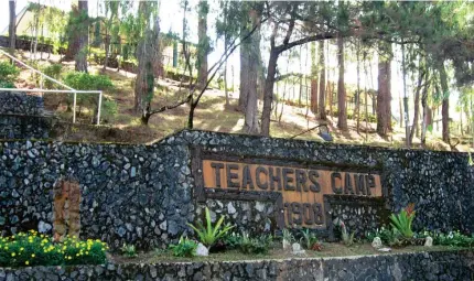  ?? CONTRIBUTE­D PHOTO ?? The facade of the Baguio Teachers’ Camp in this undated photo from the city government.