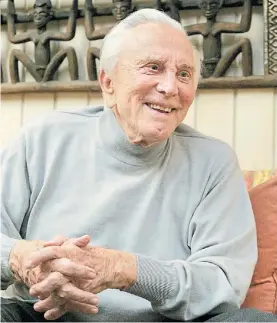  ?? REUTERS ?? Estrella. Kirk Douglas fue una figura rutilante de Hollywood.