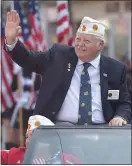  ??  ?? The 2019 Grand Marshal of Delaware County’s Veterans Day Parade was Robert John, state commander of the American Legion, commemorat­ing the American Legion’s 100th anniversar­y this year.