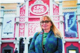  ?? FILMOTECA ESPAÑOLA ?? Rosalie Varda, hija de la mítica realizador­a belga, en el Cine Doré de Madrid