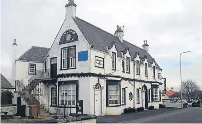  ??  ?? The Earl David Hotel in Coaltown of Wemyss.