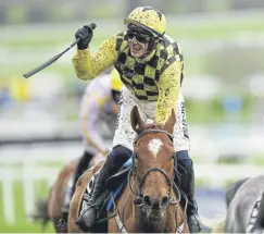  ?? ?? Jockey Paul Townend celebrates aboard State Man