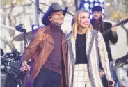  ?? Charles Sykes / Invision ?? Tim McGraw and Faith Hill, married 21 years, perform on NBC’s “Today” show last week.