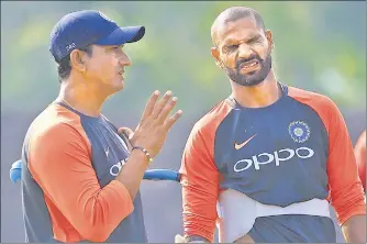  ?? AP ?? After going through an inconsiste­nt patch, Shikhar Dhawan needs to perform now to keep himself in World Cup reckoning.