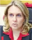 ??  ?? Rocío Vallejo, líder de la bancada de Patria Querida (PPQ) en la Cámara de Diputados. Adelantó postura contra Villamayor.