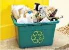  ??  ?? Box clever: millennial­s will spot your recycling tricks