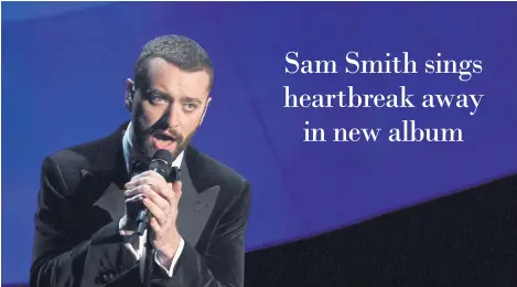  ??  ?? Sam Smith performs at the 88th Oscars last year in Hollywood, California.