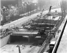  ??  ?? Constructi­on work on the emptied canal in 1972. Photograph: Utrecht Archives