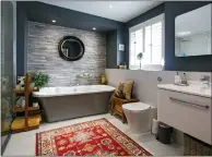  ?? ?? The marvellous four piece ensuite bathroom