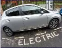  ??  ?? SWITCHED ON: Electric cars will get privileges such as free parking