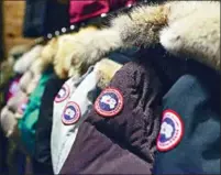  ?? ASSOCIATED PRESS FILE PHOTO ?? To combat counterfei­ting, Canada Goose’s website has search tools to help consumers determine if sites advertisin­g and selling their authentic products online are from authorized retailers.