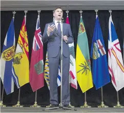  ?? ADRIAN WYLD / THE CANADIAN PRESS ?? Finance Minister Bill Morneau says Ottawa is well aware of the challenges and costs associated with legalizing pot.