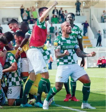  ?? ?? Rafael Martins abriu caminho à vitória com o sétimo golo nesta temporada