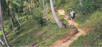  ?? FOTOS: LD Y ISTOCK ?? Senderismo en montaña dominicana.