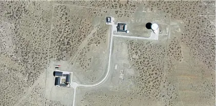  ?? REUTERS ?? Desde arriba. La base china en Bajada del Agrio, construida en Neuquén tras un convenio de 2012.