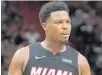  ?? MARTA LAVANDIER/AP ?? Heat guard Kyle Lowry again is dealing with a sprained left ankle and is questionab­le for Saturday’s game.