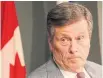  ??  ?? Whatever the reason for the lack of challenger­s to Mayor John Tory, the city is worse off for it. Mayoral campaigns are a time for innovative ideas, debate and promises that should follow the winning candidate into office.