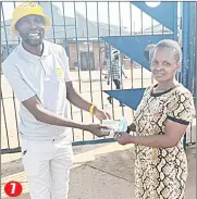  ?? ?? (5)Busisiwe Dlamini from Mahamba couldn’t believe that she was among the surprise of the week winners who won an electricit­y voucher worth E1 000. (6) A Mashobeni resident also won her share of E2 million worth prizes, Doris Mavuso was in the pool of the week surprise; electricit­y plug. She won electricit­y voucher worth E1 000. (7) Mbali Mkhonta from Nhlangano was part of the electricit­y plug winners. (8) MTN’s electricit­y plug saw Njabulo Dlongolo from Hlatsi win electricit­y voucher valued at E1 000.