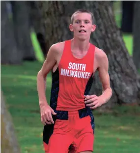  ?? JOURNAL SENTINEL FILE PHOTO ?? South Milwaukee cross country star Jordan Janusiak took fifth in the Division 1 state meet.