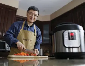  ?? BLAIR GABLE FOR THE TORONTO STAR ?? "Without Amazon, we wouldn’t be here," Instant Pot creator Robert Wang says.