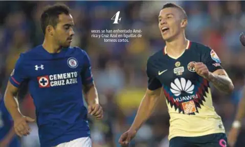  ?? | MEXSPORT ?? Cruz Azul no ha podido vencer al América en el presente semestre.