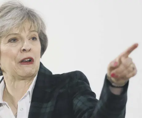  ??  ?? 0 Theresa May finally laid out some Brexit plans this week