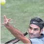  ??  ?? SERVE UP A TREAT Swiss ace Federer can still dazzle