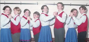  ??  ?? The Banteer Set Dancers participat­ed at the 1996 Co. Scór na nÓg Final. Picture John Tarrant