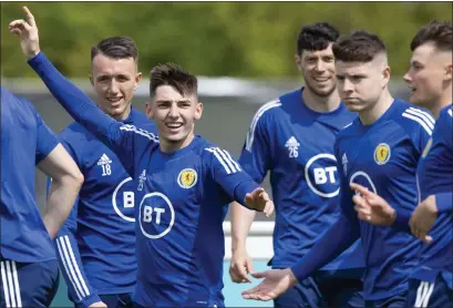  ??  ?? Chelsea teen Billy Gilmour has impressed fellow Scotland midfielder Callum McGregor