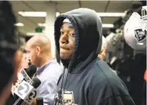  ?? Michael Macor / The Chronicle ?? Amari Cooper says he will “try to stay within the offense,” but that game plan might include a lot of him early.