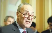  ?? J. SCOTT APPLEWHITE/ASSOCIATED PRESS ?? Senate Minority Leader Chuck Schumer: “If this nominee cannot earn 60 votes, the answer isn’t to change the rules. It’s to change the nominee.”