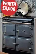  ??  ?? Hot stuff: The 3 Series AGA, and below, AGA’s range of cookware