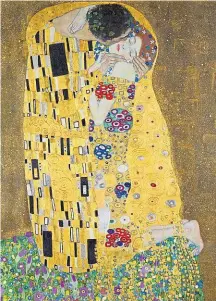  ??  ?? Belvedere-Schatz: „Der Kuss“von Gustav Klimt