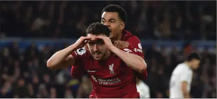 ?? ?? In form… Liverpool on Monday thrashed Leeds United 6-1 in the English Premier League encounter.