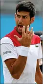  ??  ?? HANDY PLAYER: Novak Djokovic breezed through