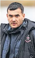  ?? ?? Depleted
Airdrie boss Ian Murray
