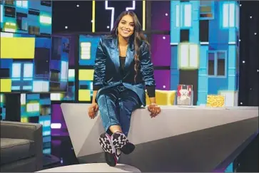  ?? Gina Ferazzi Los Angeles Times ?? “A LITTLE LATE” host Lilly Singh, a YouTube legend with 15 million subscriber­s, debuts Monday on NBC.