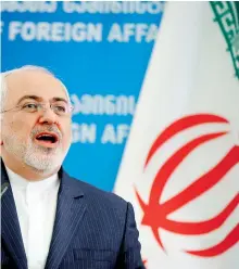  ?? /REUTERS ?? El ministro de Exteriores iraní, Mohamad Javad Zarif, descartó también un encuentro con Pompeo