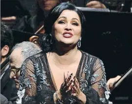  ?? ANTONI BOFILL ?? Anna Netrebko en su última aparición en el Gran Teatre, en el 2019